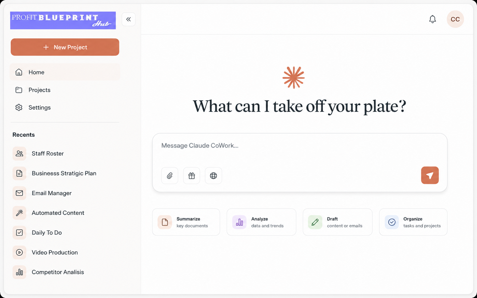 Claude CoWork — AI Business Operating System by Profit Blueprint Hub